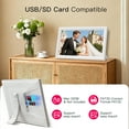 thumbnail image 3 of 64GB 15.6 inch Large WiFi Digital Picture Frame, Nusican Electronic Photo Video Frames with 1920X1080P FHD Touch Screen, Auto Rotate, Wall Mounted, Share instantly via Phone App, Idea Chris Gift, 3 of 11