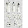 thumbnail image 4 of facefd Golf Head Covers Mallet Putter Professionals Outdoor Training Equipment 9pcs Iron Cue Grey, 4 of 5