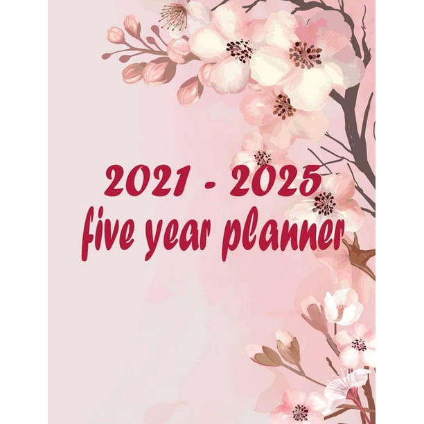 20212025 Five Year Planner Five Year Monthly Planner, 5 Year