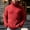 #46-Red, variant on Ceisia Mens Thick Ribbed Turtleneck Knitted Sweater Long Sleeve Solid Color Warm Casual Pullover Top Army Green L Gift