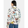 thumbnail image 2 of Mickey Mouse & Friends 1/4 Zip Fleece Sweatshirt, Women's, 2 of 5