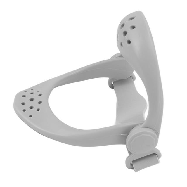 Posture Corrector Neck Brace, Easy To Use Cervical Traction Device Grey 360 Degree Adjustable For Students For Watching TV