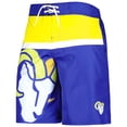 thumbnail image 2 of Men's G-III Sports by Carl Banks Royal Los Angeles Rams Sea Wind Swim Trunks, 2 of 3