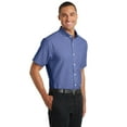 thumbnail image 4 of Port Authority Short Sleeve SuperPro Oxford Shirt-M (Navy), 4 of 6