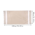 thumbnail image 2 of Beach Towel Oversized 35x71 Inch Cotton Peshtemal Turkish Beach Towel with Fringes for Beach Pool and Summer Vacation, 2 of 5