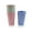 4PCS-Round, variant on 4 Pack 16 OZ Wheat Cup, Unbreakable Reusable Wheat Straw Drinking Cup, Coffee, Tea, Water, Beer, Milk, Juice Cup, Stackable Travel Cup (4 Colors)