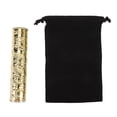 thumbnail image 2 of TOPINCN Portable Metal Tube Container, Metal Tube Container Holder Tube for Travel Embossed Pattern Sealed Storage Tube, 2 of 7
