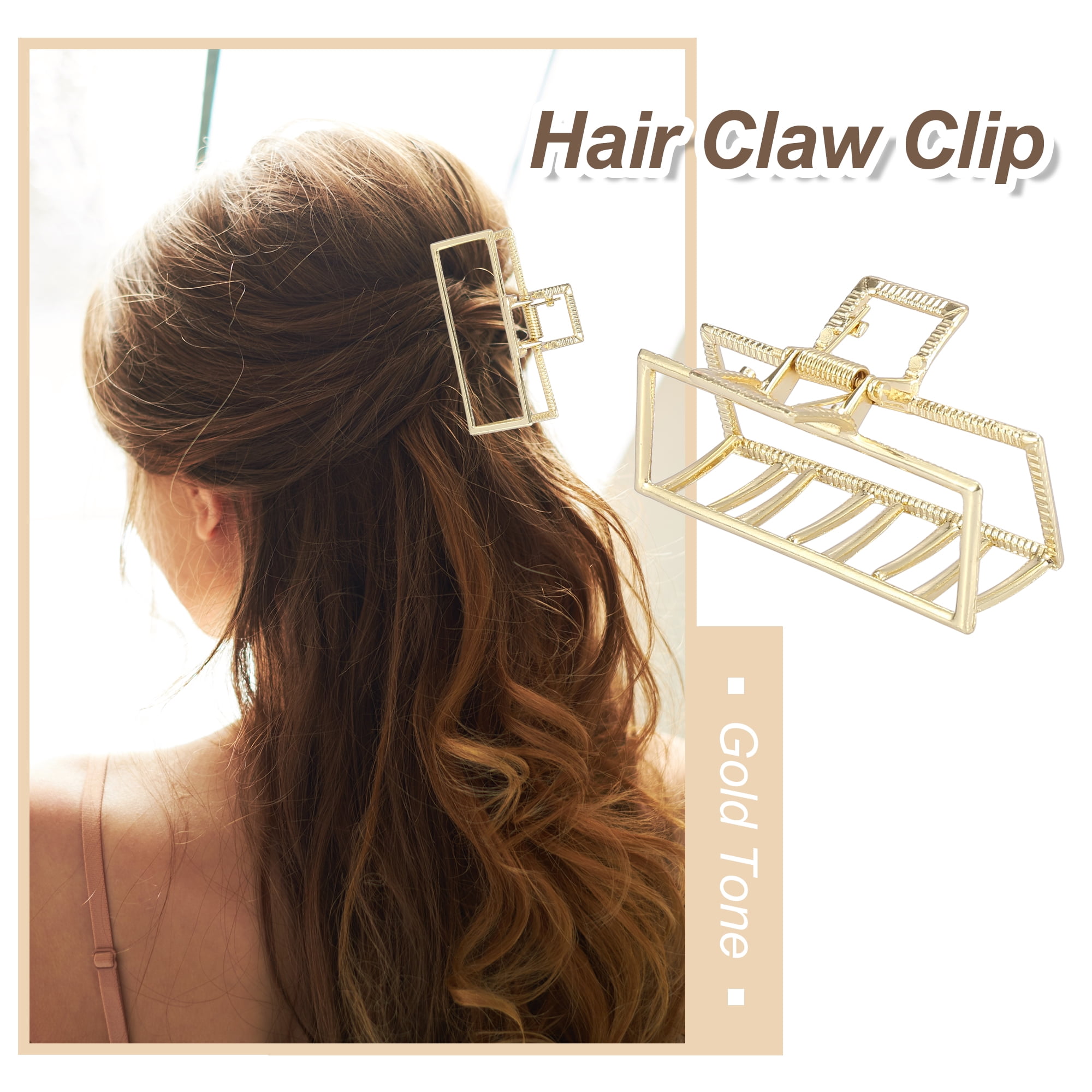 7 Pieces Women's Hair Barrettes - Rectangle Hair Clip Barrettes