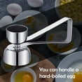YSJZBS Stir Whip Octavo Hand Mixer Egg Topper Cutter With Stainless Steel Eggshell Opener Cutter