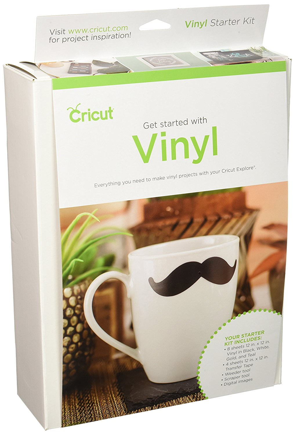 Cricut Basic Vinyl, Starter Kit 12"x12"