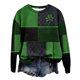 thumbnail image 2 of Sudadera LVOFTJU con estampado gráfico verde del Día de San Patricio para mujer, 2 of 5