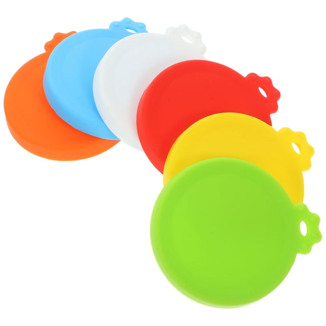 HONMEET 6Pcs Cat Food Lids for Pet Food Can Sealing Lids for Cans Home Kitchen