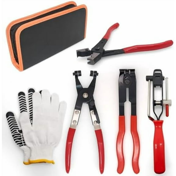 CV Joint Boot Clamp Pliers Hose Clamp Pliers ATV CV Axle Boot Clamp Pliers Clic-R Type Pliers Tool Set for Most Car