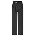 thumbnail image 6 of Sngxgn Womens Mid-Rise Stretch Pants Casual Work Pants(Black,XXL), 6 of 9