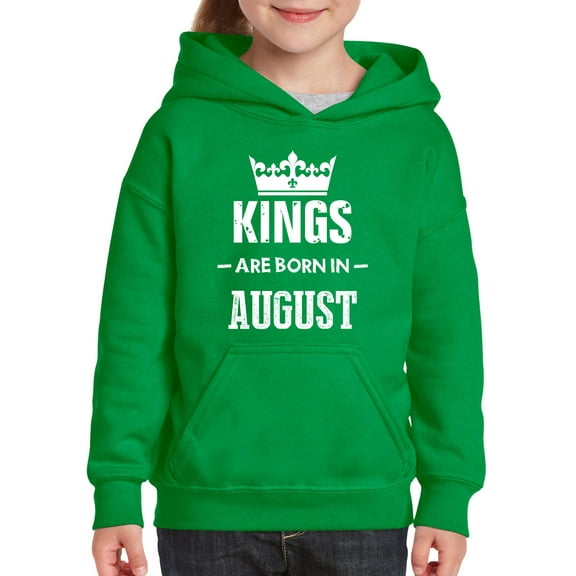 IWPF - Big Boys Hoodies and Sweatshirts - Birthday Gift Kings Are Born In August