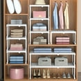 thumbnail image 4 of Expandable Cabinet Shelf Organizer, Kitchen Counter Shelf Rack Sink Shelf Riser Countertop Storage, 24cm Width 22cm Height, White, 4 of 8