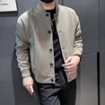 thumbnail image 4 of Abrigos masculinos de moda de color sólido Harajuku Ropa barata Ofertas Reseñas coreanas Muchas rebajas Ofertas estéticas Chaquetas cargo para hombre Y2k frías, 4 of 4