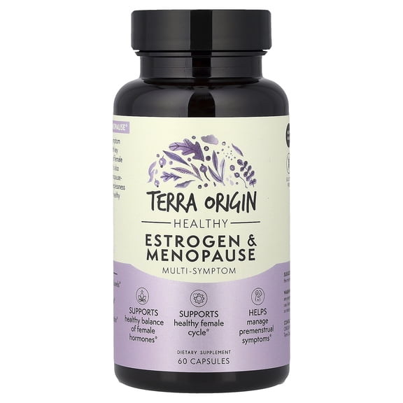 Terra Origin Healthy Estrogen & Menopause, 60 Capsules