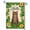 A, variant on XaaKee Garden Flags Aloha Orange Cat Art Cat Portrait Garden Flag Double-sided High-Quality White Linen Small Garden Flags Outdoor Yard Holiday Flag 12x18Inch