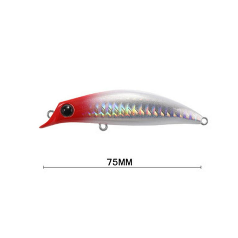 Outdoor Crankbaits Useful Tackle Minnow Lures Minnow Baits Long Casting Lure Fish Hooks Color G