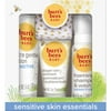 Burt's Bees Baby Sensitive Skin, Foaming Shampoo & Wash, Ultra Gentle Lotion, Diaper Rash Ointment and Washcloth, 4 piece set