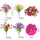 thumbnail image 2 of 24 paquetes de flores artificiales Ouddy Decor para exteriores, 2 of 6