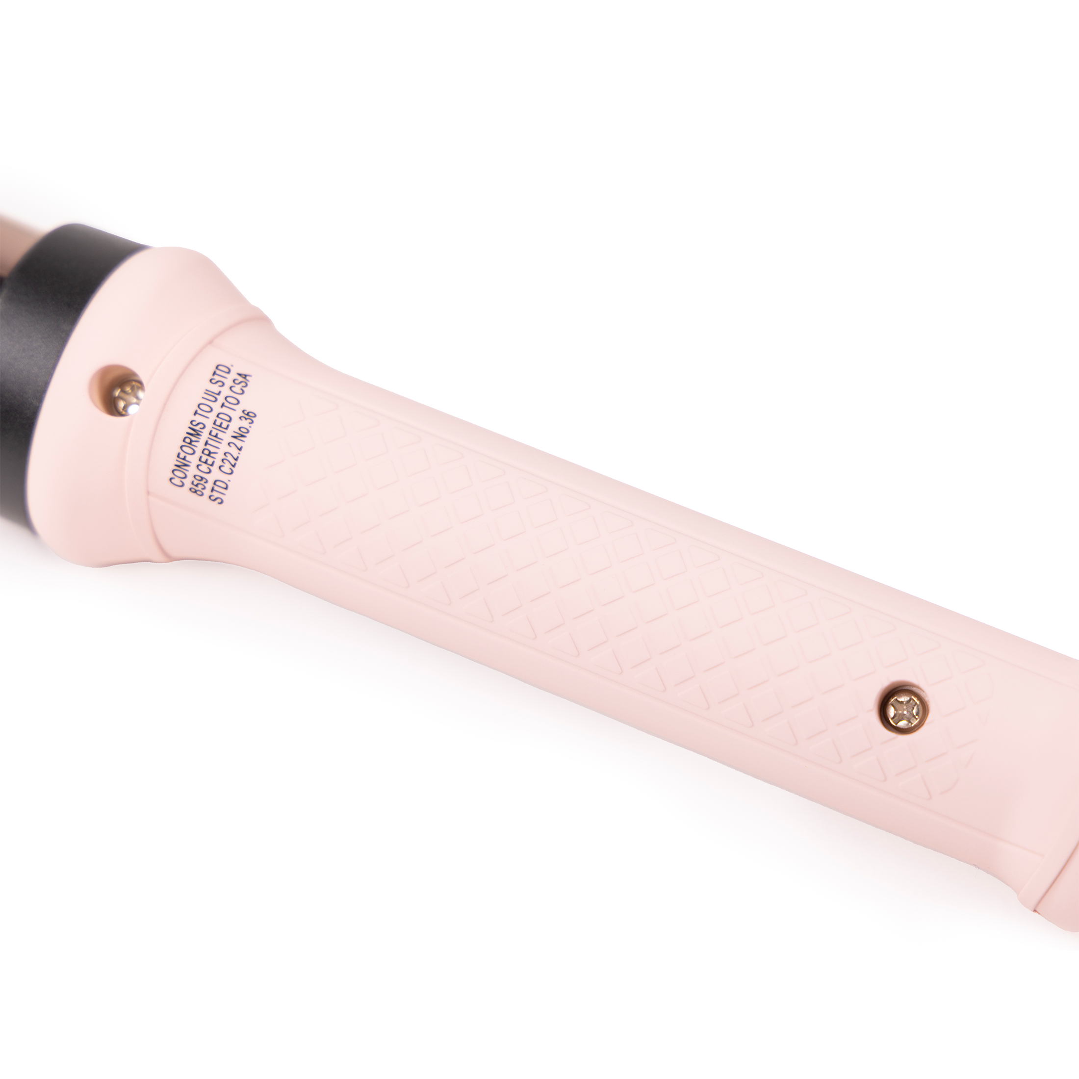 L'ange Hair Ondulé Ceramic Curling Wand, 1 inch, Blush photo 5
