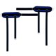 thumbnail image 1 of Correas para tobillos, ejercicios de piernas y caderas, accesorio ajustable para máquina de ejercicios. Azul 2 piezas, 1 of 6