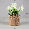 thumbnail image 5 of Artificial Flower Plants, Fake Colorful Plant Bouquet Faux Bunches with Pot for Home Indoor Outdoor Decoration Table Centerpieces Arrangements, 5 of 8