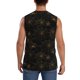 thumbnail image 3 of Fotbe Gold Spiders And Cobwebs Men's Camiseta sin Mangas Estampada para Hombres, Playera Casual para Gimnasio, Entrenamiento, Playa-Large, 3 of 6