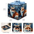 thumbnail image 3 of Fox Foldable Clothes Storage Bins with Handle, 10.8"x10.5"x10.6", Large Capacity - Storage Baskets Containers, 3 of 6