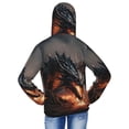 thumbnail image 4 of Cauagu Fiery Black Dragon Attack Print Sun Protection Jacket for Teen,Full-Zipper Long Sleeve Sun Shirts with Pockets UV Hoodie Shirts Outdoor Athletic Jacket-XX-Large, 4 of 7
