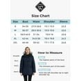 thumbnail image 3 of Wantdo Women's Plus Size Winter Coat Warm Winter Parka Windbreaker Jacket Navy XL, 3 of 9