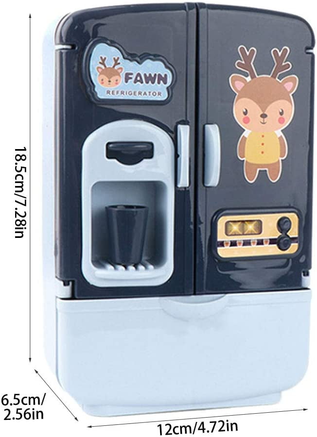 Kitchen Fridge Toys, Fridge Toy for Kids,Toy Refrigerator, 18.5*6.5