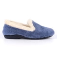thumbnail image 2 of Lunar Womens Shake Faux Fur Trim Slippers, 2 of 6