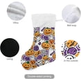 thumbnail image 3 of Coolnut Christmas Stocking Personalized Halloween Large Candy Stocking Hanging Gift Xmas Stockings Decoration 1 PC for Family Holiday Party Ornaments Decor Fireplace, 3 of 7