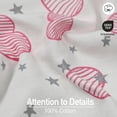 thumbnail image 5 of Gllquen Baby Swaddle Blankets for Baby Boy Girl, 0-3 Months Infant Swaddling Sleep Sack, 3 Pack Wrap Set, Newborn Adjustable Swaddle,Pink, 5 of 9