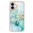 thumbnail image 3 of Case for Samsung Galaxy A03S Marble-patterned phone case with 360° rotating ring stand - Stylish and practical protection, 3 of 6