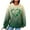 Army Green, variant on xixinqiwan Women's St. Patrick's Day Hooded Sweatshirts,Women's Four-Leaf Clover Pullover Sweatshirt Hoodie For Paddys Day White M