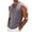 Gray A2, variant on Antinious Men Solid Knit Sweater V-Neck Sleeveless Loose Versatile Comfortable Tank Top