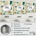 thumbnail image 4 of Designart "Coastal Boho Harmony" Coastal Square Mirror Wall Decor Coastal - Large Blue Square Bathroom Mirror - Square Printed Wall Mirror Art, 4 of 5