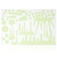 thumbnail image 1 of 1 Sheet Halloween Window Decor Terror Bloody Luminous Design Window Sticker, 1 of 9