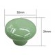 thumbnail image 2 of Herrajes decorativos para muebles para su hogar, amplia aplicación, material cerámico, aspecto brillante, resistente, duradero, bonitos pomos verdes para cajones, armarios, puertas, alacenas, cajas, 2 of 5
