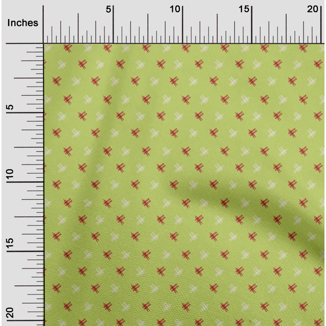oneOone Cotton Cambric Fabric Hash Sign Kasuri Decor Fabric Printed BTY 56 Inch Wide