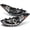 Solid Matte Black Paint Housing, variant on AKKON - For Elantra Black Bezel Dual DRL Daylight LED Strip Projector Headlights Front Lamps Left + Right