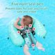thumbnail image 4 of Piscina flotante para bebés Mambobaby con toldo y cola, color verde, de 3 a 24 m, 4 of 8