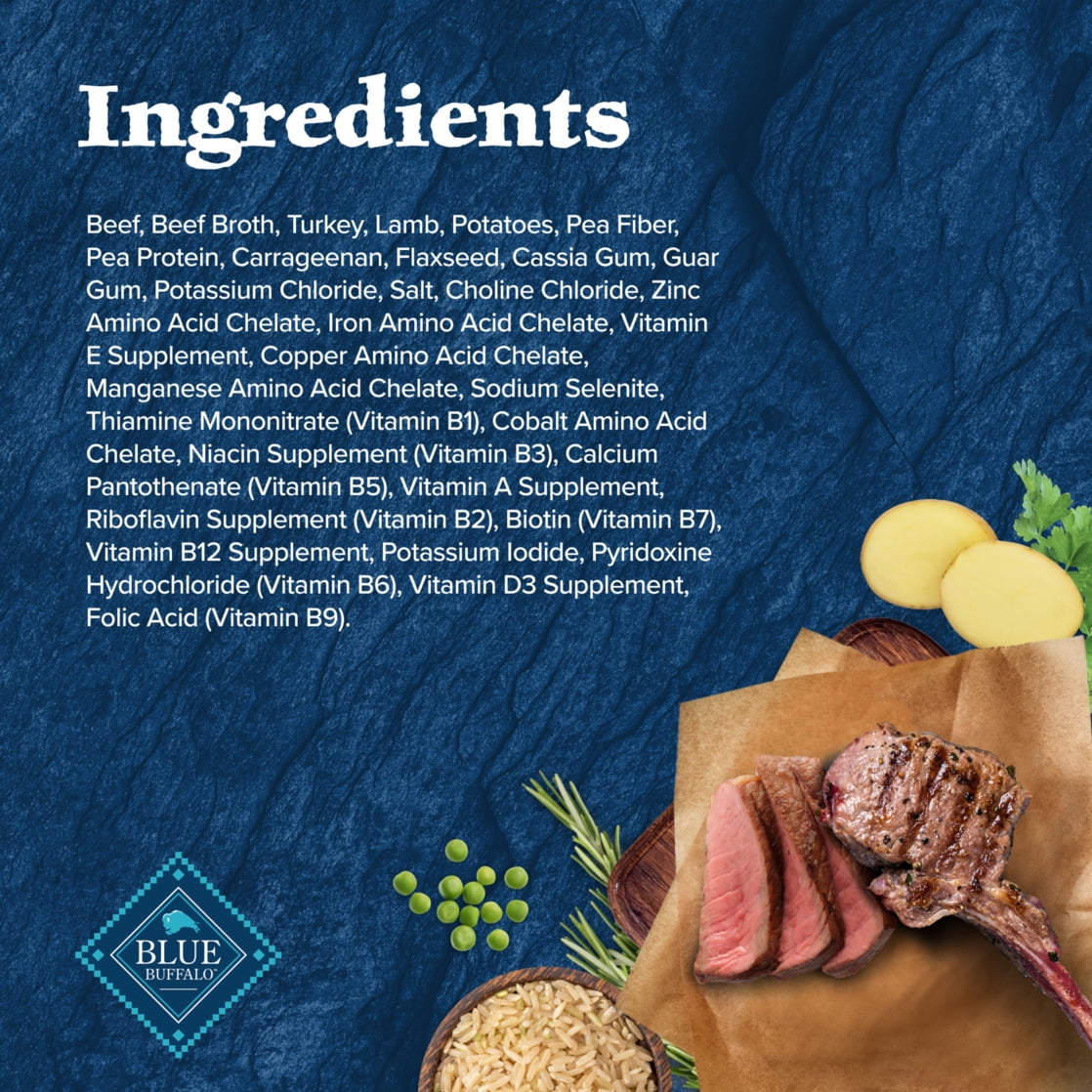 Blue Buffalo Wilderness Rocky Mountain Recipe Senior Wet Dog Food, Red Meat Recipe, 12.5-oz Cans (12 Count)