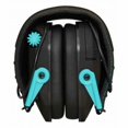 thumbnail image 2 of Walker's Razor Slim Shooter Teal Electronic Folding Hearing Protection Earmuffs, 2 of 6