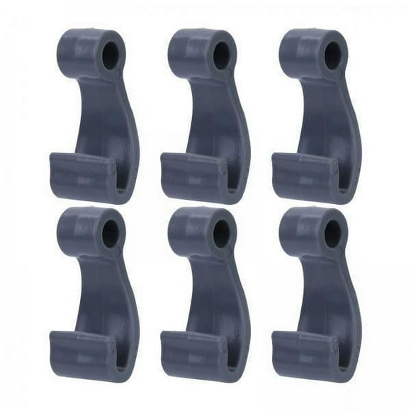 Gancho en forma de J,Ganchos de de nailon Gancho en forma de J para kayak negro,Ganchos elásticos de nailon para kayak Gancho en J portátil,Reparación de Cordón elástico