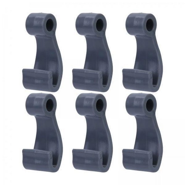 Gancho en forma de J,Ganchos de de nailon Gancho en forma de J para kayak negro,Ganchos elásticos de nailon para kayak Gancho en J portátil,Reparación de Cordón elástico